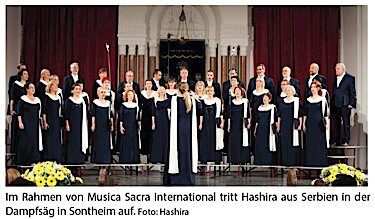 Begegnungsfestival Musica Sacra International von 17.05. bis 21.05.2024